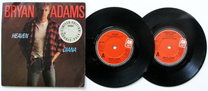 Diana disco vinyl de 45 prm de Bryam Adams 1984